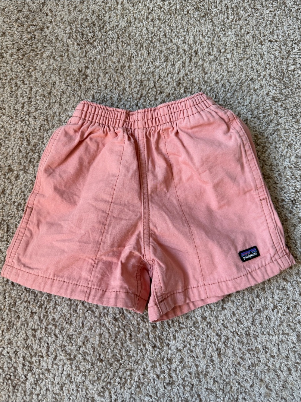 Patagonia Kids Baby Shorts 6 Months Cotton Pink